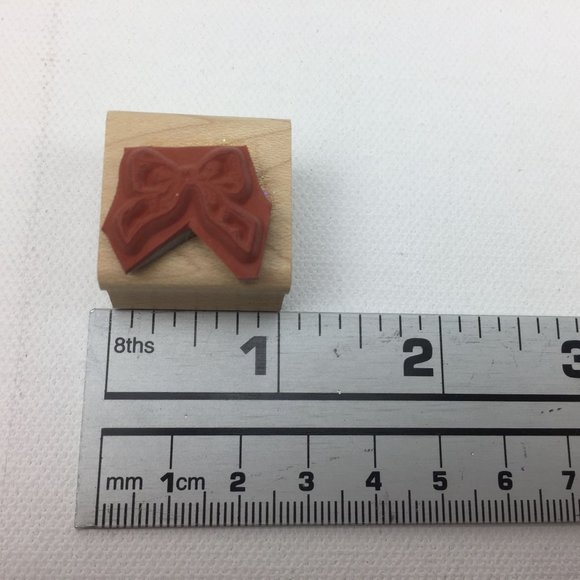 Stampin Up Assorted Note Thanks Bow Star Tracks Acorn Set 7 Rubber Stamps 1999 - Picture 3 of 9